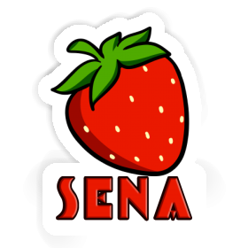 Aufkleber Erdbeere Sena Image