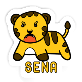 Baby-Tiger Aufkleber Sena Image