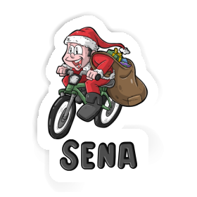 Fahrradfahrer Aufkleber Sena Image