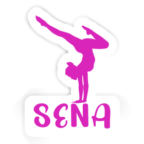 Sena Sticker Yoga-Frau Image