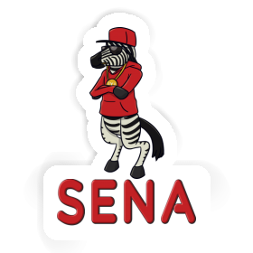 Aufkleber Zebra Sena Image