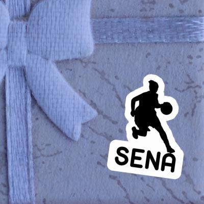 Sticker Sena Basketballspielerin Notebook Sticker Sena Basketballspielerin Notebook Image