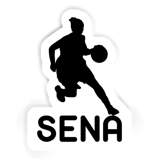Sticker Sena Basketballspielerin Notebook Sticker Sena Basketballspielerin Gift package Image