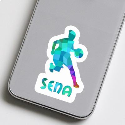 Sena Sticker Basketball Player Laptop Sena Sticker Basketball Player Laptop Image