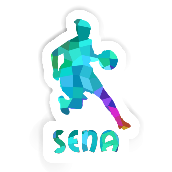 Sena Sticker Basketball Player Laptop Sena Sticker Basketball Player Laptop Image