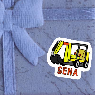 Sticker Mini-Excavator Sena Notebook Sticker Mini-Excavator Sena Notebook Image