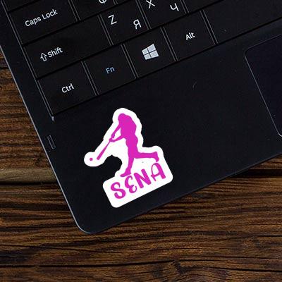 Sticker Baseball Player Sena Notebook Sticker Baseball Player Sena Notebook Image