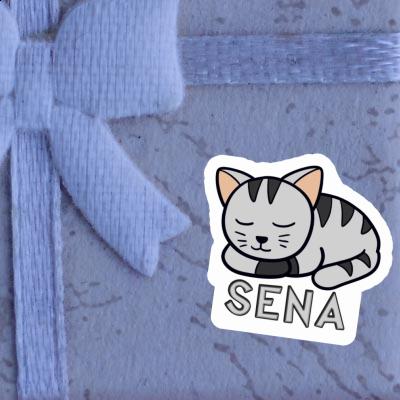 Sticker Sena Cat Notebook Sticker Sena Cat Gift package Image
