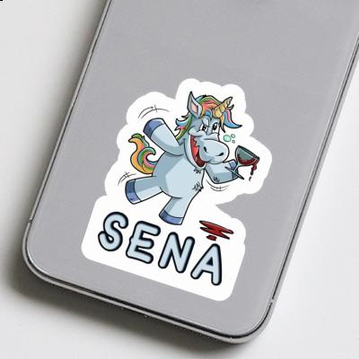 Sena Sticker Wine Unicorn Notebook Sena Sticker Wine Unicorn Gift package Image