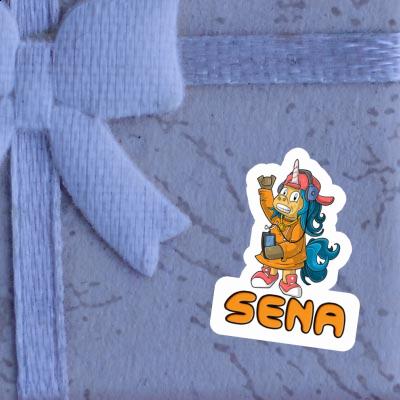 Sticker Sena Hip-Hop Einhorn Notebook Sticker Sena Hip-Hop Einhorn Notebook Image