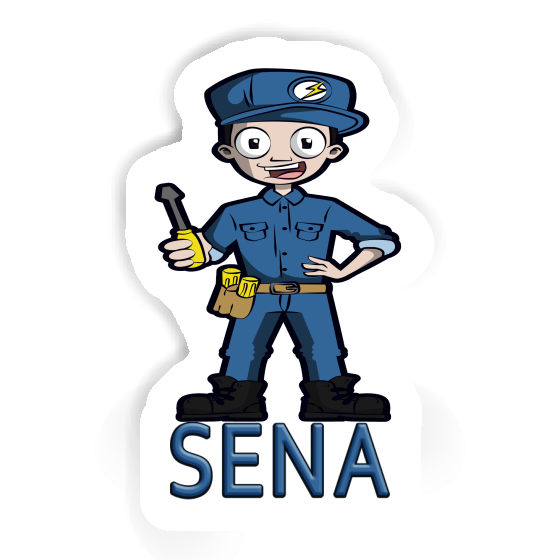 Aufkleber Sena Elektriker Aufkleber Sena Elektriker Image