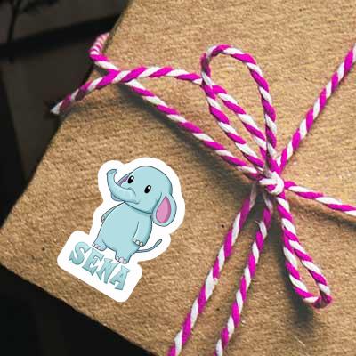 Sticker Elefant Sena Notebook Sticker Elefant Sena Gift package Image
