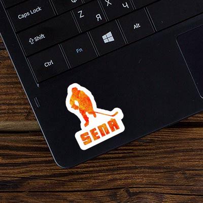 Sena Sticker Hockey Player Notebook Sena Sticker Hockey Player Gift package Image