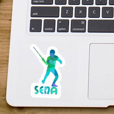 Sticker Sena Fencer Notebook Sticker Sena Fencer Gift package Image