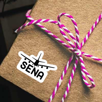 Sena Sticker Flugzeug Notebook Sena Sticker Flugzeug Gift package Image