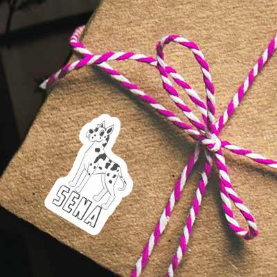 Sticker Great Dane Sena Notebook Sticker Great Dane Sena Gift package Image