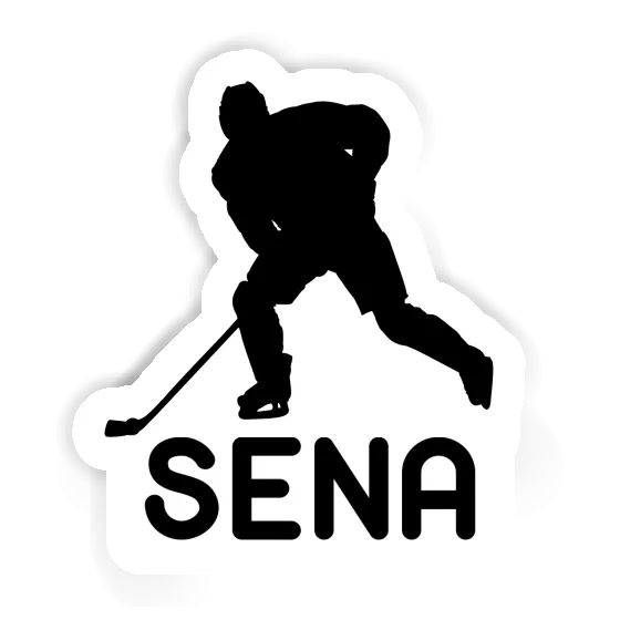 Sena Sticker Hockey Player Notebook Sena Sticker Hockey Player Gift package Image