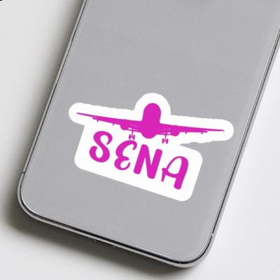 Sticker Sena Airplane Notebook Sticker Sena Airplane Gift package Image