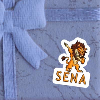 Dabbing Lion Sticker Sena Dabbing Lion Sticker Sena Image