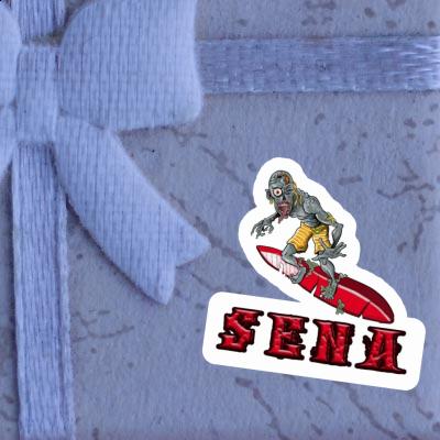 Sticker Surfer Sena Sticker Surfer Sena Image