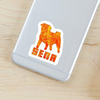 Sticker Pug Sena Laptop Sticker Pug Sena Laptop Image