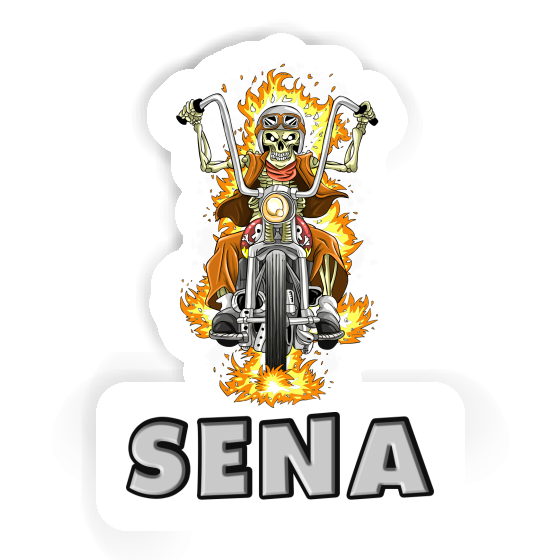 Motorradfahrer Sticker Sena Notebook Motorradfahrer Sticker Sena Notebook Image