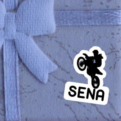 Sticker Motocross Rider Sena Notebook Sticker Motocross Rider Sena Gift package Image