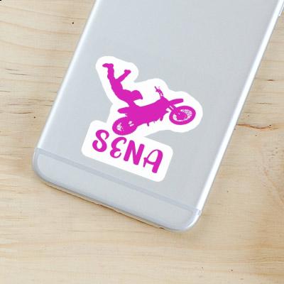 Aufkleber Sena Motocross-Fahrer Notebook Aufkleber Sena Motocross-Fahrer Notebook Image