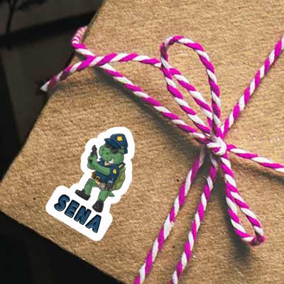 Sticker Sena Polizist Notebook Sticker Sena Polizist Notebook Image