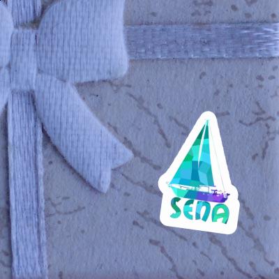 Sailboat Sticker Sena Notebook Sailboat Sticker Sena Gift package Image