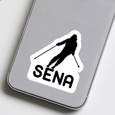 Sticker Skifahrerin Sena Sticker Skifahrerin Sena Image