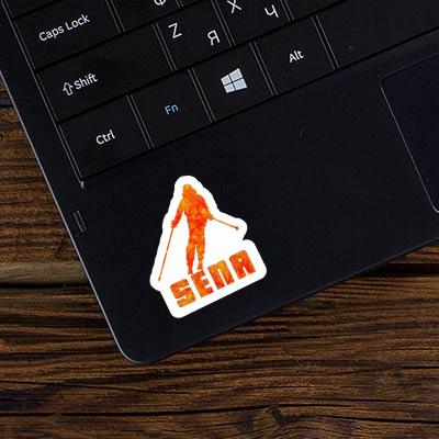 Sena Sticker Skier Notebook Sena Sticker Skier Gift package Image