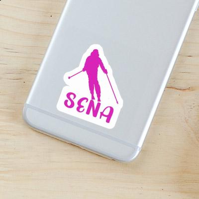 Sticker Skier Sena Sticker Skier Sena Image