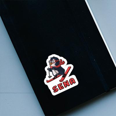 Sena Sticker Skier Laptop Sena Sticker Skier Laptop Image