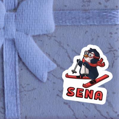 Sena Autocollant Skieuse Notebook Sena Autocollant Skieuse Notebook Image