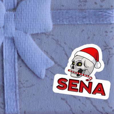 Sena Sticker Christmas Skull Laptop Sena Sticker Christmas Skull Laptop Image