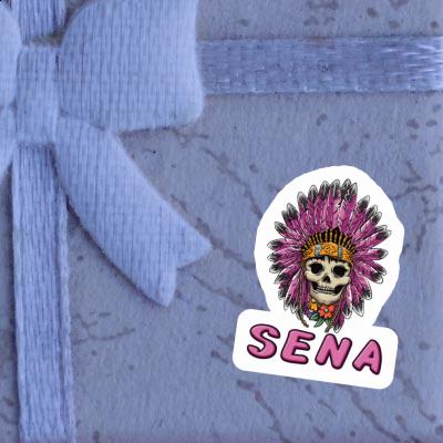 Sena Sticker Damen Totenkopf Laptop Sena Sticker Damen Totenkopf Laptop Image