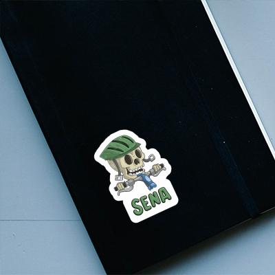 Mountainbiker Sticker Sena Laptop Mountainbiker Sticker Sena Laptop Image