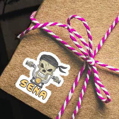 Motorbike Rider Sticker Sena Notebook Motorbike Rider Sticker Sena Gift package Image