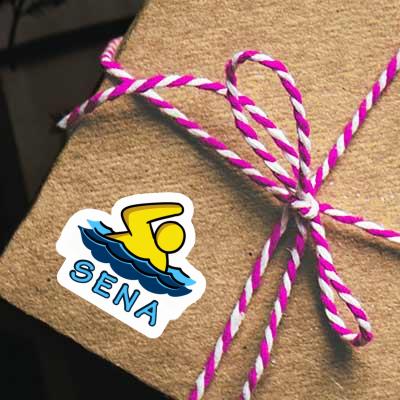 Swimmer Sticker Sena Notebook Swimmer Sticker Sena Gift package Image