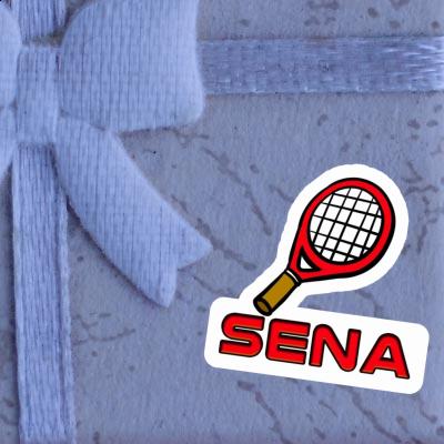 Tennis Racket Sticker Sena Laptop Tennis Racket Sticker Sena Laptop Image