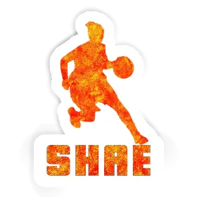 Basketballspielerin Sticker Shae Image