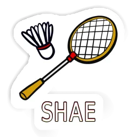 Shae Sticker Badminton Racket Image