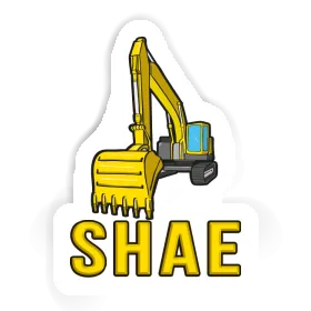 Sticker Shae Excavator Image