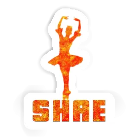 Sticker Ballerina Shae Image