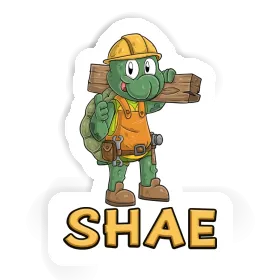 Sticker Shae Construction worker Image