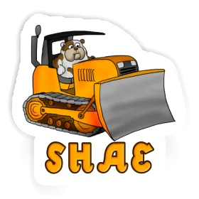 Bulldozer Sticker Shae Image