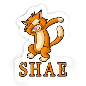 Sticker Dabbing Cat Shae Image