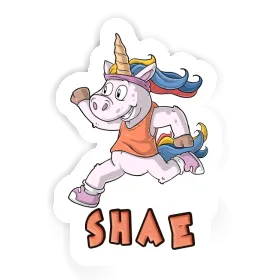 Shae Sticker Läuferin Image