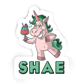 Aufkleber Shae Party-Einhorn Image